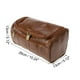 thumbnail image 3 of 1 Pc Bolsa de Maquillaje Multifuncional para Mujeres para Vacaciones y Viajes de Negocios PU Marrón, 3 of 3