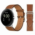 thumbnail image 5 of BXUXOHS PU Leather Bands Compatible with Google Pixel 2 /Pixel Watch, Replacement PU Soft Leather Straps wristbands for Women Men, 5 of 12