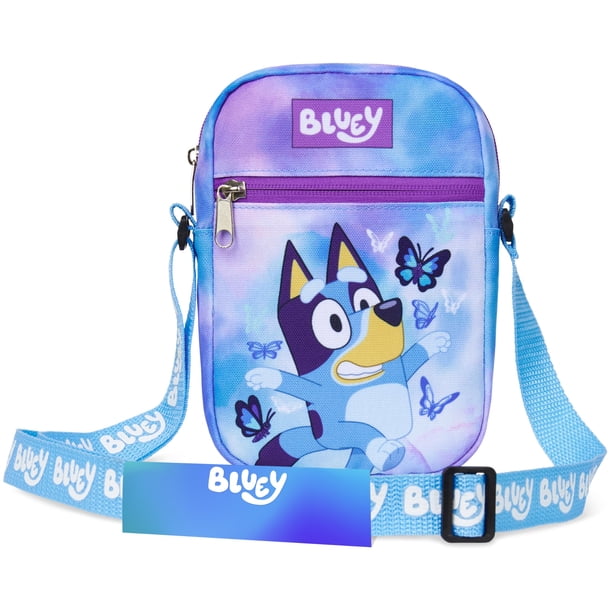 Bolso bandolera Bluey para niñas pequeñas con forma de mariposa