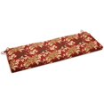 thumbnail image 1 of 63-inch by 19-inch Spun Polyester Bench Cushion - Montfleuri Sangria, 1 of 2