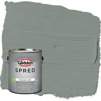 Glidden Spred Gray Heron / Grey Semi-Gloss Interior Paint with Primer, 1 Gallon