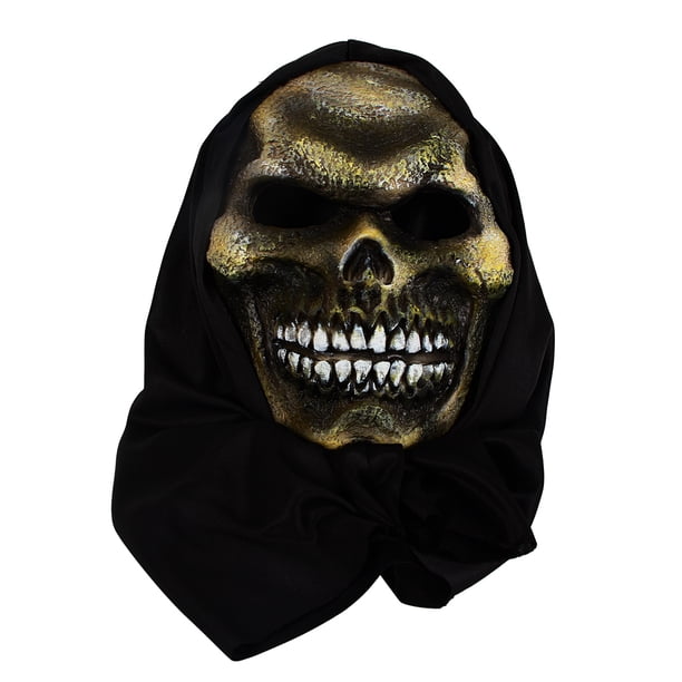 Máscara de látex de zombi para Halloween, disfraz de fantasía, fiesta de terror, cara verde, accesorios de fantasma, casa embrujada, broma, tocado