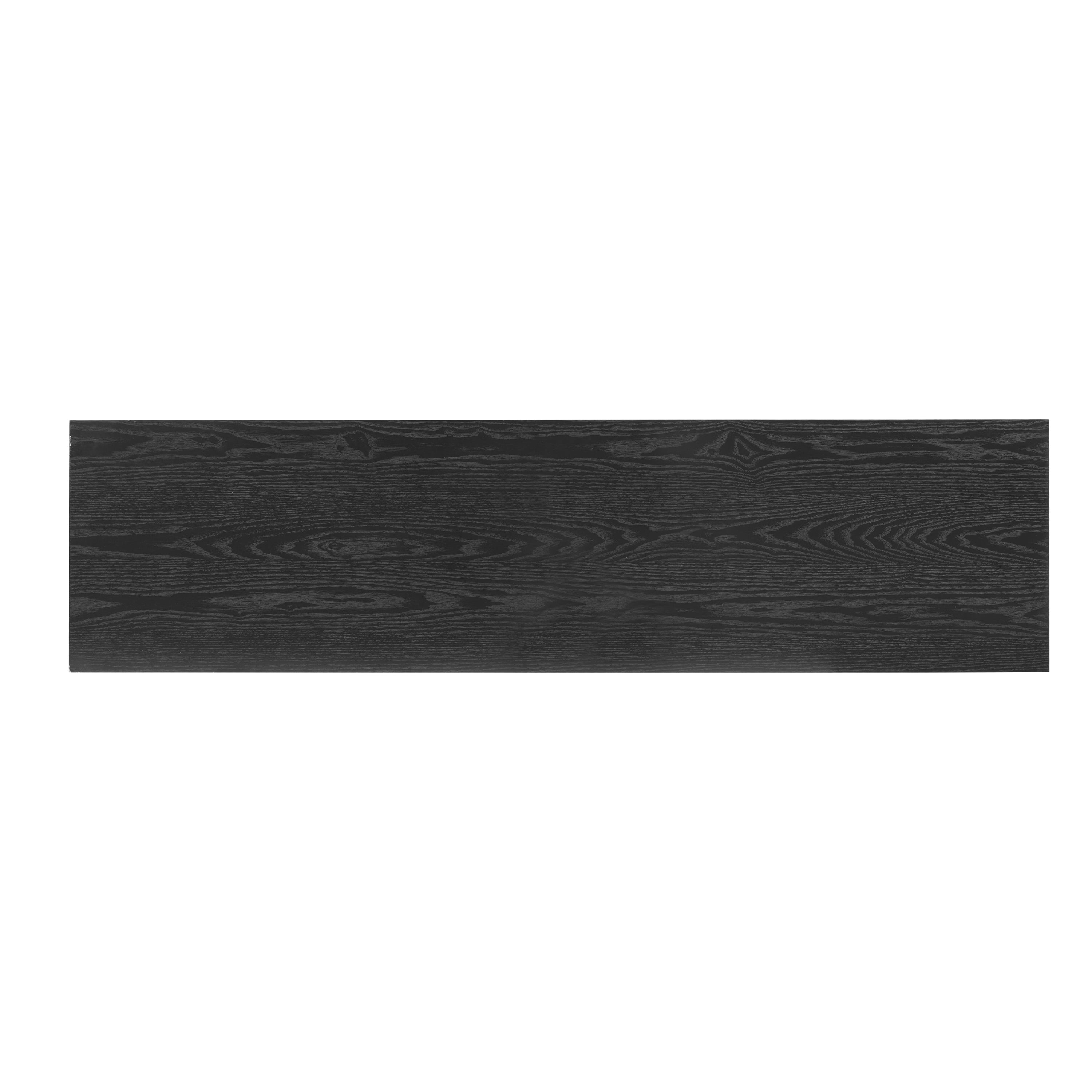 EUROCO 59" Long Console Table,Wood Entryway Table Sofa Table Behind Couch for Hallway, Living Room or Entryway,Brown
