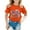 Orange, variant on Hiijoy Toddler Girl's Easter T Shirt Cute Graphic Short Sleeve Tshirt Soft Casual T-Shirt