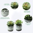 thumbnail image 3 of 2 uds simulación suculentas bonsái adornos creativos plantas artificiales en maceta flores falsas plantas verdes, 3 of 6