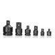 thumbnail image 1 of Juego Adaptadores Para Dados Y Llaves De Impacto 6 Pcs Malubero NEGRO ROJO, 1 of 5