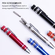 Multipurpose Pocket Screwdriver Tool Set 8 Head for Precisions Device Maintenance Electronics Repairing Tools