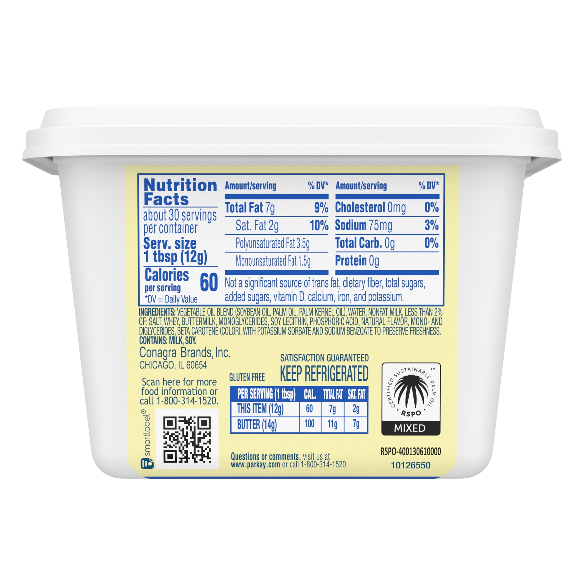 Parkay Original Vegetable Oil Spread, 13 oz