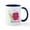 White/Navy Inside, variant on CafePress - Snoopy: Home For The Holidays Mug - 11 oz Ceramic Mug - Novelty Coffee Tea Cup