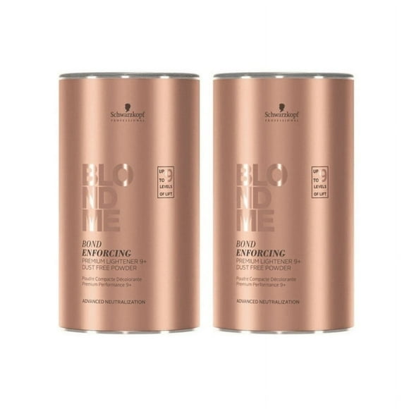Schwarzkopf BlondMe Color Powder Bleach Premium Lift 9+ 450 grams - 2 Pack