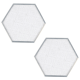 thumbnail image 1 of Lojalitet Posavasos dorados de cristal para bebidas,Vidrio tallado elegante para café, té, vino, posavasos para bar, 1 of 5