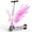 YD531-Pink, variant on LIEAGLE Electric Scooter for Kids Ages 6-12, Lightweight and Adjustable Handlebar with Flashing Rainbow Lights, Glow PU Wheel