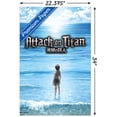 thumbnail image 3 of Attack on Titan: Season 3 - Ocean Wall Poster with Pushpins, 22.375" x 34", 3 of 3