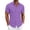 Purple, variant on LEKWK Button Down Shirt for Men Short Sleeve Collared Casual Work Shirt with Chest Pocket Lightweight Breathable Classic Fit Summer Top Brown XXXXXL