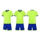 thumbnail image 1 of Conjuntos de blusas y camisas de manga corta con cuello en V. Conjunto de traje de fútbol de color sólido para niños para juegos deportivos universitarios, partidos de rendimiento, uniformes de entren, 1 of 5