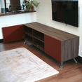 thumbnail image 4 of Mueble para TV de 70' Parota Rojo Hogare Centro de entretenimiento Italy, 4 of 4
