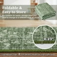 thumbnail image 3 of HOMERRY Washable 8' x 10' Area Rug for Living Room Farmhouse Modern Floral Bordered Green Rug Non Shedding Indoor Carpet, 3 of 7