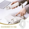 thumbnail image 3 of KAKOWELY cord phone Landline Telephone Extension Cord Telephone Cable Wire for Landline Telephone with RJ11/RJ14 6P4C Connector Plug for Office and Home 25FT, 3 of 5