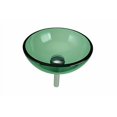 thumbnail image 2 of Renovator's Supply Bol Rond Vert Mini Récipient en Verre Trempé avec Évier, 2 of 4