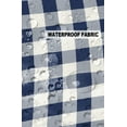 thumbnail image 6 of Outdoor Throw Pillow Cover Rustic Farmhouse Navy Blue and White Buffalo Checked Plaid Waterproof Cushion Covers 2 Pack Lattice Pillow Cases Home Decoration for Patio Garden Couch Sofa, 6 of 7