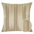 thumbnail image 3 of Homey Cozy Madison 20" Square Fabric Decorative Throw Pillow with Stripe in Gold, 3 of 7