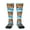 2 Black-2, variant on Animals on Noah's Ark Floating print thigh-high socks, crafted for both men and women with a stretchy, high-opaque design perfect for daily wear