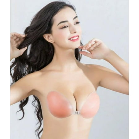 Premium Silicon Stick On Gel Adhesive Strapless Bra - Size: C :
