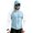 Light Blue_009, variant on Men UPF 50+ Fishing Hoodie Sun Protection Shirt with Mask Long Sleeve Breathable Rash Guard for Swimming Sailing Boating Light Gray L
