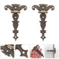 thumbnail image 3 of 4pcs Vintage Hinges Rustproof Zinc Alloy Light Duty Shed Hinge Gate Strap Hinge, 3 of 9