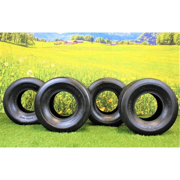 Antego Tire and Wheel Set of Four 18x8.50-8 4 Ply Turf Tire for Lawn & Garden Mower (4) 18x8.5-8