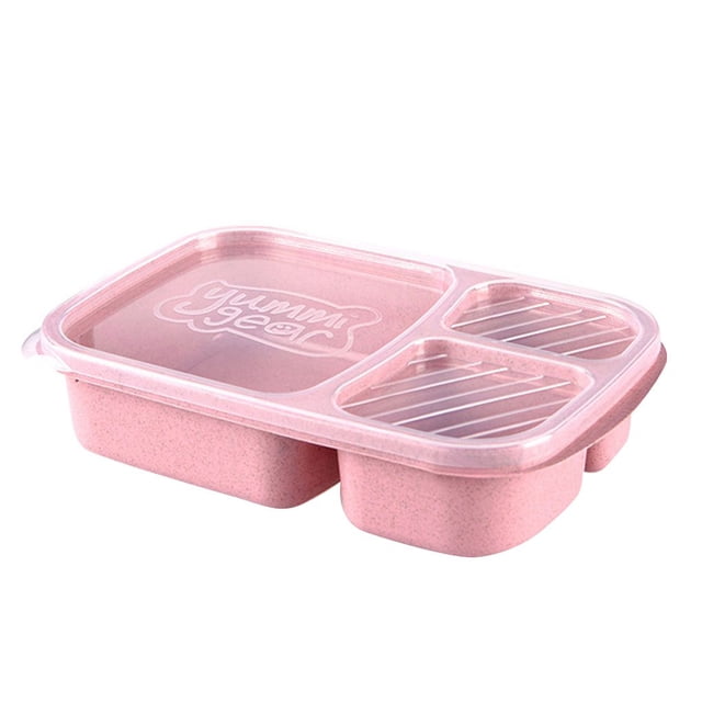 Wheat Straw Bento Box Lunch Containers Portable Eco-friendly straw lunch Students Food Storage Container