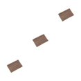 thumbnail image 2 of Transemion Polyester Door Mat Stylish And Space-saving Option For Entryway Comfortable Floor Mats Durable coffee 43*61CM 3Set, 2 of 6