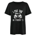 thumbnail image 2 of Spring Saving GaThRRgYP St.Patricks Day Clearance,Ladies Fashion St. Patrick's Day Print Short Sleeve Round Neck Shirt Woman Casual Loose, 2 of 4