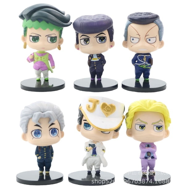 Figura de acción de JoJo's Bizarre Adventure, figura de acción de JoJo's Bizarre Adventure, modelo de muñeca de juguete, figura de 4. IV, ABCD, Kishibe, Heaven's Door, Jotaro, Kujo Gong Bohan LED