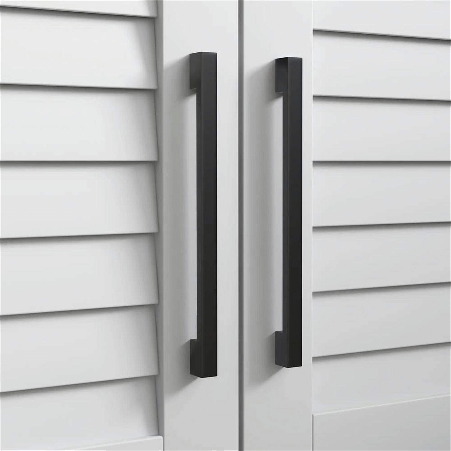 Demi Bonn 35" Modern Entryway Bench with Cushion, Hidden Storage, Shutter Doors, Adjustable Shelves, White