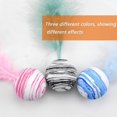 thumbnail image 4 of Juguete interactivo para gatos con pluma, juguete para rascar gatos, interactivo (3 piezas, rosa, azul, negro) TUNC Sencillez, 4 of 5