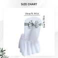 thumbnail image 3 of WMGHA Christmas Chair Back Bow - Reusable Holiday Chair Tie Decorations, Adjustable Chair Sash for Christmas Party, Thanksgiving,Holiday Dinner, Harvest Dinner, Banquet,Reception,New Year Decor, 3 of 4