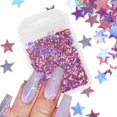 thumbnail image 2 of Conjunto de lentejuelas holográficas 3D para uñas, accesorios de decoración de uñas, brillante, ultraligeros, herramienta profesional de diseño de manicura DIY, 4 paquetes, 2 of 4