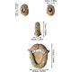 thumbnail image 2 of Tree Face,Decoration for Tree Trunk,Yard Decor art decorations whimsical tree face sculpture, 2 of 5