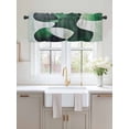 thumbnail image 2 of Valances for Windows Abstract Stitching Rod Pocket Cafe Window Treatments Valance Curtains for Kitchen Bathroom Laundry Basement Windows 60"x18", 2 of 9
