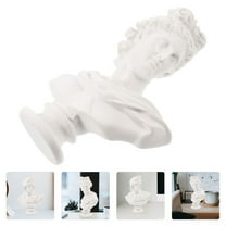 OFFIGAM Resin Sculpture Greek Bust Statue Decor with Modern Style 1Pack