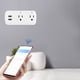 thumbnail image 1 of Enchufe inteligente WiFi: Control remoto, función de temporizador, funciona con asistente, 16A, 2 salidas, no se requiere hub, Wi-Fi 2.4G, salidas USB duales, control por voz, APP móvil, conmutación p, 1 of 8