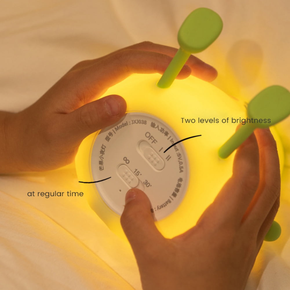 Night Light for Kids, Silicone Sensor Pat Light, Bear Lamp Cute Lamp, Silicone Dimmable Nursery Nightlight, Bedroom Home Decoration Bedside Lamp for Breastfeeding