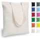 thumbnail image 2 of ARRIBADiseño 5 | 12 | 24 | 48 | Paquete de 192 bolsas económicas de algodón, bolsas de tela ligeras, medianas y reutilizables para la compra de comestibles, adecuadas para bricolaje, publicidad, promo, 2 of 4