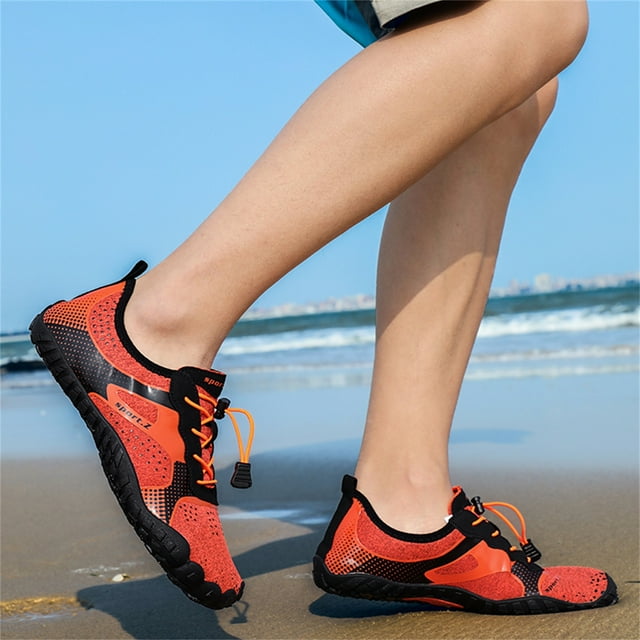 LSLJS Chaussures de Sport pour Hommes, Chaussures de Plage pour Couples Chaussures de Natation Chaussures d'Eau Pieds Nus Séchage Rapide Chaussures Aqua