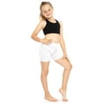 thumbnail image 3 of Stretch Is Comfort Premium Stretch Youth Girls Oh so Soft Biker Shorts| Child  Size 4 -16, 3 of 6
