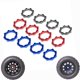 thumbnail image 2 of 4pcs Metal Hexagon Adapters for Car Toy Extended Wheel Drive Hub Adaptor Spare Part for Remote Control Vehicle Accessory Silver, 2 of 4