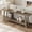 Natual Pear, variant on 70" Console Table for Entryway - Modern Entryway Sofa Table with Storage, Suitable for Living Room, Black