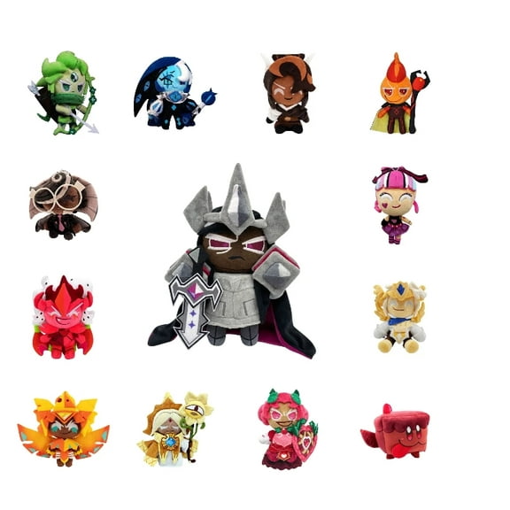 2025 New Official Dark Cacao Cookie Plush - 9.84 Inch Cookie Run Kingdom Stuffed Collectible Cute Plushies Stuffed Toys