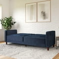 thumbnail image 4 of DHP Pin Tufted Transitional Futon, Blue Velvet, 4 of 10